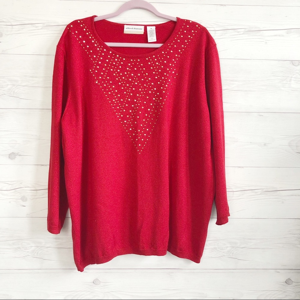 Alfred Dunner 3/4 sleeve sweater size 3X